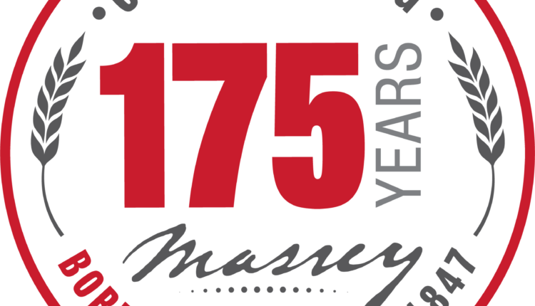 Massey 175 Years logo