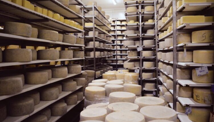 Pittaras Creamery, Naxos Island, Cyclades, Greece.